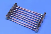 9 Aeroflex Cable Connector Adapter RG316 R/A SMB (F) - R/A SMB (F) Mil-Spec 4"