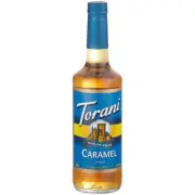 Torani Sugar-Free Caramel Flavoring Syrup 750 mL Glass Bottle 880371438