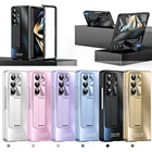 For Samsung Galaxy Z Fold 6 5 4 3 Glossy Luxury Shockproof Stand Case Cover