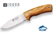 JOKER CORZO CO-25 FULL TANG FIXED BLADE OLIVE WOOD HANDLE BUSHCRAFT KNIFE