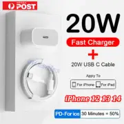 20W Type-C Wall Adapter Fast Charger PD Power For iPhone 14 13 12 Pro Max iPad X