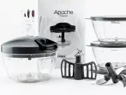 Tribowl Apache, Manual Pull Cord Food Chopper-blender, 3 bowls and lids 2 cup
