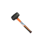 SP Tools Mallet Hammer - Black Rubber Striking Head 16oz Heavy Duty