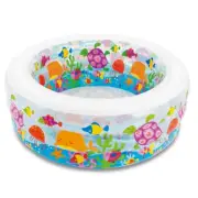 Intex 152cm Aquarium Pool Outdoor/Patio Oval Inflatable Kids Swimming Pool