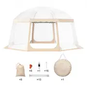 VEVOR Sports Tent Instant Pop-Up Tent Shelter Weather Proof 12-15 People Clear