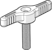 Dai-ichi Seiko Stanchion Screw Gray (for repair and replacement parts for bulge catch, compatible model: Bulge catch No. 6, bulge catch No. 7)