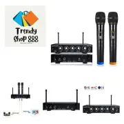 16 Channels Wireless Microphone Karaoke Mixer System with Optical Toslink, AU...