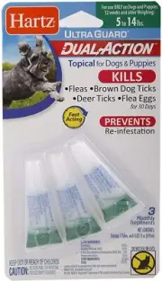 Hartz Ultra Guard Dual Action for Dogs 5-14 lbs