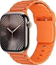 Compatible for Apple Watch Band 38mm 40mm 41mm 42mm 44mm 45mm 46mm 49mm Two-tone Soft Silicone Breathable Sport Strap for iWatch Ultra 2 Ultra Series 10/9/8/7/6/5/4/3/2/SE 2/SE