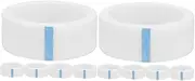 WOONEKY 2sets Eyelid Tape for Lash Extensions Lash Glue Alternative 4.3m Roll 5rolls*2
