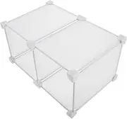 Garneck Versatile Freezer Dividers Food Storage Bins Closet Baskets Deep Freezer Organizer Bins Easy Setup