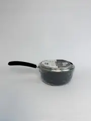 2 Qt IKO NonStick Heavy Gauge Steel Sauce Pan With Clear Glass Lid