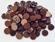 *BRAND NEW* 100 Pieces Lego BROWN 2x2 Round Tile *BULK* 4150