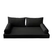 *COVER ONLY*-Style 2 Daybed Mattress Bolster Pillow Covers Piped Trim Full-AD109