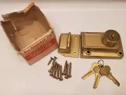 SEGALOCK 228 Vintage Deadlock by THE NEW ENGLAND LOCK AND HARDWARE CO.