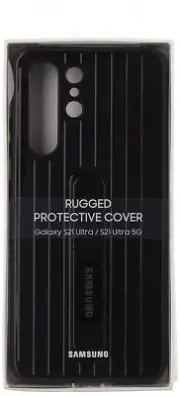 Samsung Galaxy S21 Ultra Case, Rugged Protective Cover - Black (US Version)