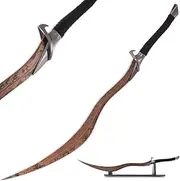 BAOKEEL Bloodhound'sFang Metal Sword 32inch 1:1 Cosplay Props with Display Stand