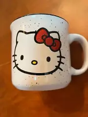NEW “Hello Kitty” Mug with Red Sequin Bow. “Hello Kitty” script