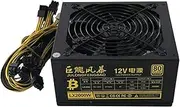 Computer Case Power Supply 2000W PSU Computer Power Supply Support 8 Graphics Card Server Bitcoin Miner Tools