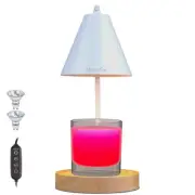 Candle Warmer Lamp with Timer,Compatible with Chesapeake Bay Candle,Dimmable ...