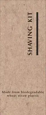 Travel Wheat Straw Shaving Kit Boxed | Bnb Supplies