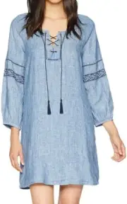 Sanctuary Womens Mirabelle Lace-Up Dress-S