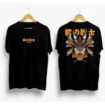 HITAM KATUN T 恤 DISTRO ORIGINAL COTTON COMBED MODEL SAMURAIE