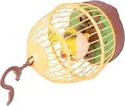 Yardwe 1pc Educational Bird Cage Plaything Smart Simulation for Safe Mini Pet Birdcage Present for Animal Lovers and Home Decoration Random Color