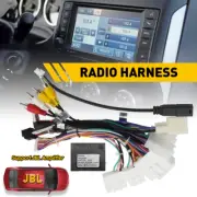 16pin Stereo Radio Wiring Harness Power Cable Adapter For Toyọta Support JBL AMP (for: Subaru)