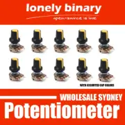 LONELY BINARY 10K Linear Potentiometer Pot B50K 15mm knobs resistor ARDUINO UNO