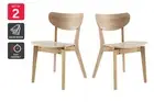 Matt Blatt Set of 2 Larsen Wooden Dining Chairs (Natural), Chairs, Home & Garden