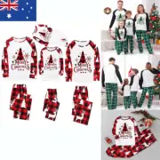 Christmas Family Matching Adult Kids Pyjamas Xmas Nightwear Pajamas PJs Set Gift