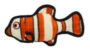 Orange Fish Ocean Creatures Tuff Dog Toy for Large & Extra Large Dogs by Tuffy