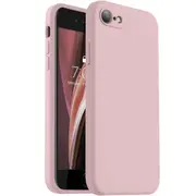MCC iPhone 7 8 Soft Liquid Silicone Shockproof Case Cover Apple iPhone7 8 [Pink]