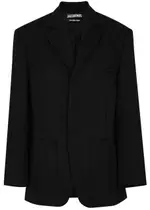 Jacquemus La Veste D'Homme Wool Blazer - Black - 36 (UK8 / S) 36 (UK8 / S)