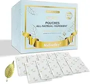 Meliudey 14 Packs All-Natural Lemongrass& Peppermint Sachets for Drawers and Closets, Home Fragrance Sachet, Lasting Deterrence, Scented Sachets with Golden Leaf Bookmark for Lover