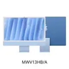 Apple All-In-One iMac 24" M4 chip 10‑core RAM 16GB 256GB SSD Blue MWV13HB/A