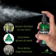 White Sage Smudge Spray - Genuine White Sage - Steam-distilled on our farm