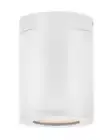 Satin White LED Flush Mount from the Silo Collection