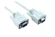 VPOS Printer Cable RS232 DB09F, DB09F Null, Modem 2m White [PRCA09F09FNULLW]