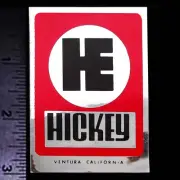 HICKEY Ventura, California - Orig. Vintage 70's Racing Decal/Sticker Truck Parts