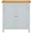Solid Oak Wood Cupboard 70x35x75 cm Wooden Sideboard Cabinet Furniture vidaXL