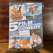 5 Film Comedy Collection (DVD) Ace Ventura, Caddyshack, Vacation, Grumpy Old Men