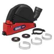 Sealey Adjustable Angle Grinder Dust Control Cutting Shroud 115 to 125mm AGCS01
