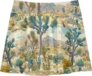 [FRODOTGV] Desert Green Trees Girls Tennis Skorts with Shorts Running Skirt for Girl Youth Pleated Skirt