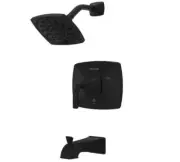 Pfister 8P8-WS2-BLLSB Bellance 1-Handle 3-Spray Tub & Shower Faucet Matte Black