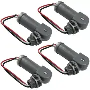 4x Photocell Light Sensors Swivel Mount Dusk Dawn Hardwired Switch Photoelectric