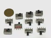 10 Pieces Slide Switch PCB DC50V 0.5A 2 Position DPDT SS22F04-G5 6 Pin A36