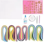Paper Quilling Kits DIY Handmade Arts Crafts Christmas Birthday Present Adult DIY Crafts Art Colored Paper Hand Made Quilling Drawing Tools