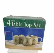“ We Can Build A Snowman” 4-Piece Table Top Set-New/Open Box